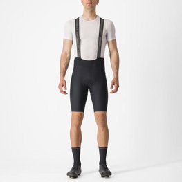 CASTELLI Pantaloni scurți de ciclism cu bretele - ESPRESSO - negru