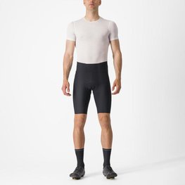 CASTELLI Pantaloni scurți de ciclism fără bretele - ESPRESSO - negru