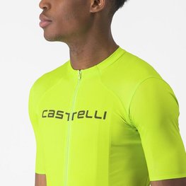 CASTELLI Tricou de ciclism cu mânecă scurtă - PROLOGO LITE - galben