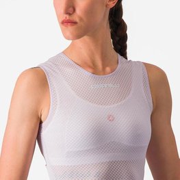 CASTELLI Tricou de ciclism fără mâneci - PRO MESH W - mov
