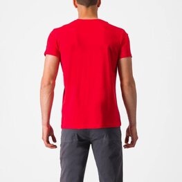 CASTELLI Tricou de ciclism cu mânecă scurtă - CLASSICO - roșu