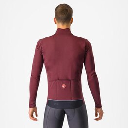 CASTELLI Jachetă termoizolantă de ciclism - ESPRESSO AIR - bordo