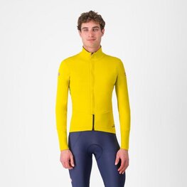 CASTELLI Jachetă termoizolantă de ciclism - PERFETTO AIR - galben