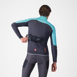 CASTELLI Jachetă termoizolantă de ciclism - UNLIMITED - albastru deschis