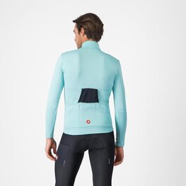 CASTELLI Tricou de cilism pentru iarnă cu mânecă lungă - UNLIMITED TRAIL 2 - albastru deschis