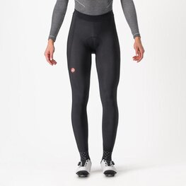 CASTELLI Pantaloni de ciclism lungi fără bretele - ESPRESSO W - negru