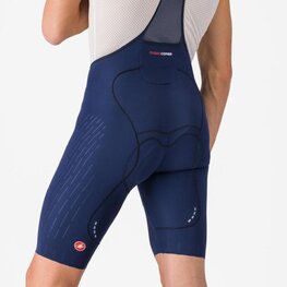 CASTELLI Pantaloni scurți de ciclism cu bretele - AERO RACE S - albastru