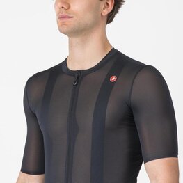 CASTELLI Tricou de ciclism cu mânecă scurtă - A/C - negru