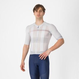 CASTELLI Tricou de ciclism cu mânecă scurtă - CLIMBER´S A/C - argintiu/gri