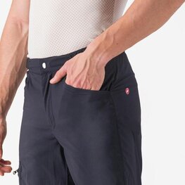 CASTELLI Pantaloni scurți de ciclism fără bretele - UNLIMITED ADVENTURE BAGGY - negru