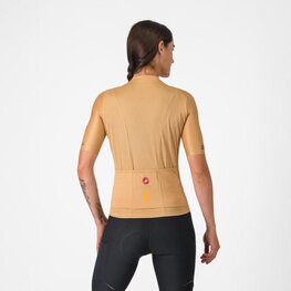 CASTELLI Tricou de ciclism cu mânecă scurtă - UNLIMITED W - maro