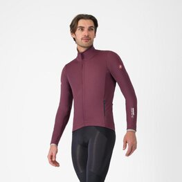 CASTELLI Jachetă termoizolantă de ciclism - ALPHA 150 - bordo
