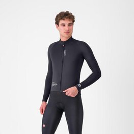 CASTELLI Jachetă rezistentă la vânt de ciclism - DO.DI.CI. - negru