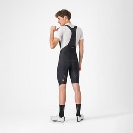 CASTELLI Pantaloni scurți de ciclism cu bretele - OMLOOP THERMAL - negru