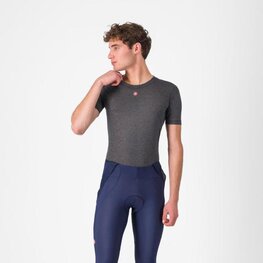 CASTELLI Tricou de ciclism cu mânecă scurtă - MEDIO BASE LAYER - gri