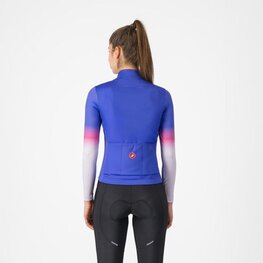 CASTELLI Tricou de cilism pentru iarnă cu mânecă lungă - CORSO THERMAL - mov
