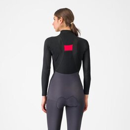 CASTELLI Tricou de ciclism cu mânecă lungă - FLANDERS 2 WARM W - negru