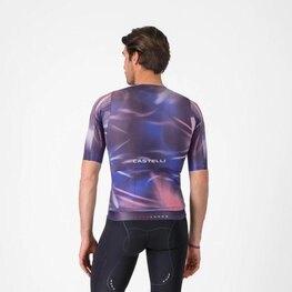 CASTELLI Tricou de ciclism cu mânecă scurtă - AERO RACE 8S - mov