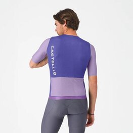 CASTELLI Tricou de ciclism cu mânecă scurtă - CORRETTO - mov