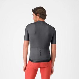 CASTELLI Tricou de ciclism cu mânecă scurtă - ESPRESSO 2 - gri