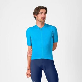 CASTELLI Tricou de ciclism cu mânecă scurtă - ESPRESSO 2 - albastru deschis