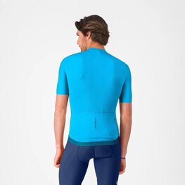CASTELLI Tricou de ciclism cu mânecă scurtă - ESPRESSO 2 - albastru deschis