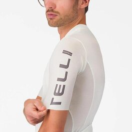 CASTELLI Tricou de ciclism cu mânecă scurtă - ENTRATA APEX - fildeş