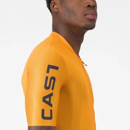 CASTELLI Tricou de ciclism cu mânecă scurtă - ENTRATA APEX - portocaliu
