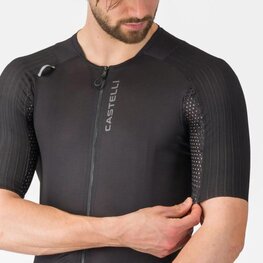 CASTELLI Tricou de ciclism cu mânecă scurtă - UNLIMITED PRO 2 - negru