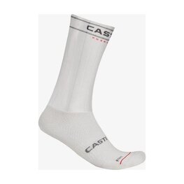 CASTELLI Șosete clasice de ciclism - FAST FEET 4 - alb