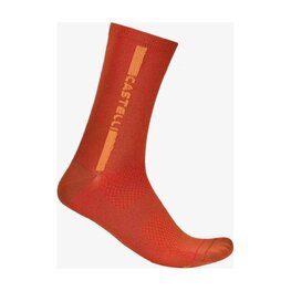CASTELLI Șosete clasice de ciclism - LINEA LOGO 15 - roșu