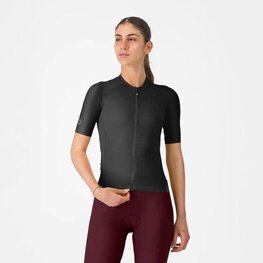 CASTELLI Tricou de ciclism cu mânecă scurtă - ESPRESSO 2 W - negru