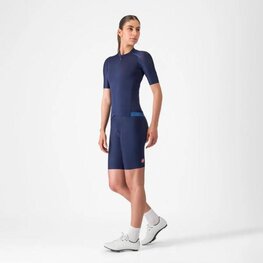 CASTELLI Tricou de ciclism cu mânecă scurtă - ESPRESSO 2 W - albastru
