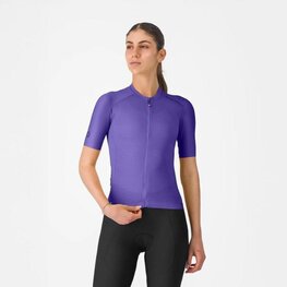 CASTELLI Tricou de ciclism cu mânecă scurtă - ESPRESSO 2 W - mov