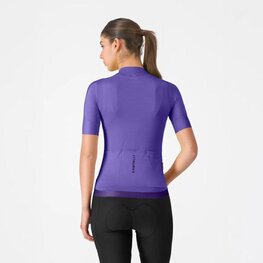 CASTELLI Tricou de ciclism cu mânecă scurtă - ESPRESSO 2 W - mov