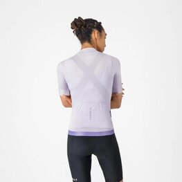 CASTELLI Tricou de ciclism cu mânecă scurtă - ESPRESSO 2 W - mov