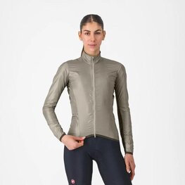 CASTELLI Jachetă rezistentă la vânt de ciclism - ARIA SHELL 2 W - bej