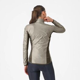CASTELLI Jachetă rezistentă la vânt de ciclism - ARIA SHELL 2 W - bej