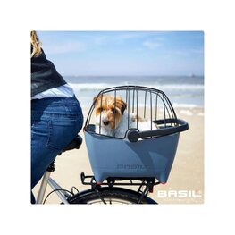 BASIL coş - BUDDY SPACE FRAME - negru