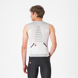 CASTELLI Tricoul de ciclism fără mâneci - FREE SPEED 3 TOP - alb
