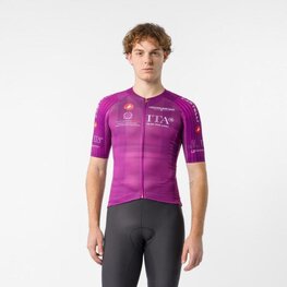 CASTELLI Tricou de ciclism cu mânecă scurtă - GIRO109 RACE 8S - ciclamen