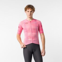 CASTELLI Tricou de ciclism cu mânecă scurtă - GIRO109 RACE 8S - roz