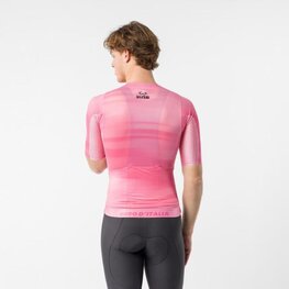 CASTELLI Tricou de ciclism cu mânecă scurtă - GIRO109 RACE 8S - roz