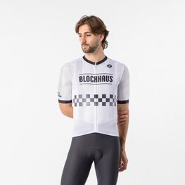 CASTELLI Tricou de ciclism cu mânecă scurtă - GIRO109 BLOCKHAUS - alb