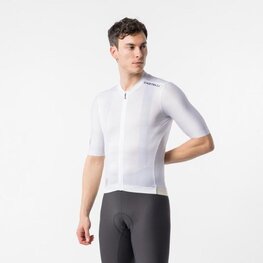 CASTELLI Tricou de ciclism cu mânecă scurtă - GIRO109 ESPRESSO 2 - alb