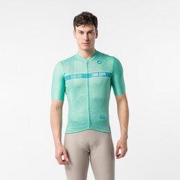 CASTELLI Tricou de ciclism cu mânecă scurtă - GIRO109 CIMA COPPI - verde