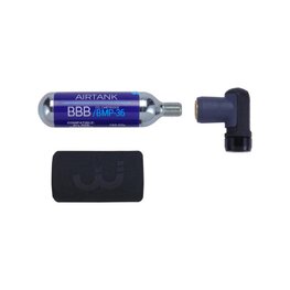 BBB pompe și cartușe CO2 - CO2 AIRPUSH - negru