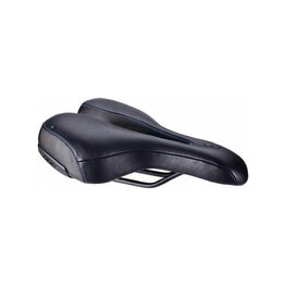 BBB șa - SPORTPLUS ACTIVE LEATHER 170MM - negru