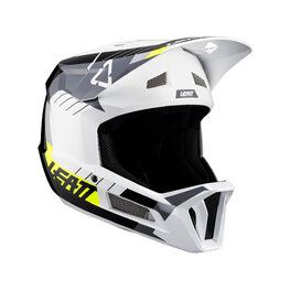 LEATT Cască de ciclism - MTB GRAVITY 2.0 - alb/negru