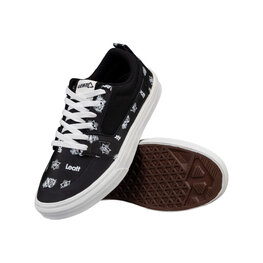 LEATT Pantofi de ciclism - FLAT 1.0 - negru/alb